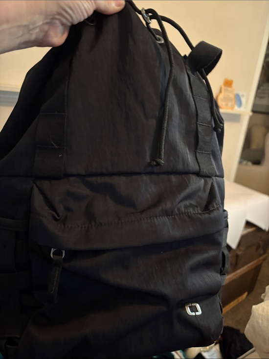 OGIO Black Drawstring Top Backpack